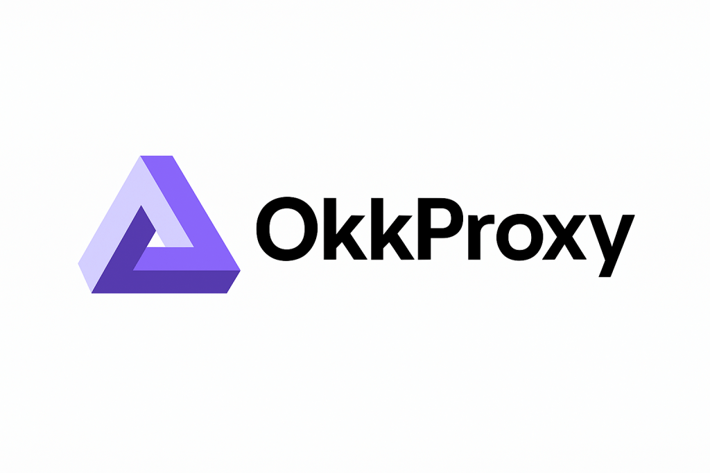 OKKProxy logo - top IP proxy provider for social media account management and residential proxies