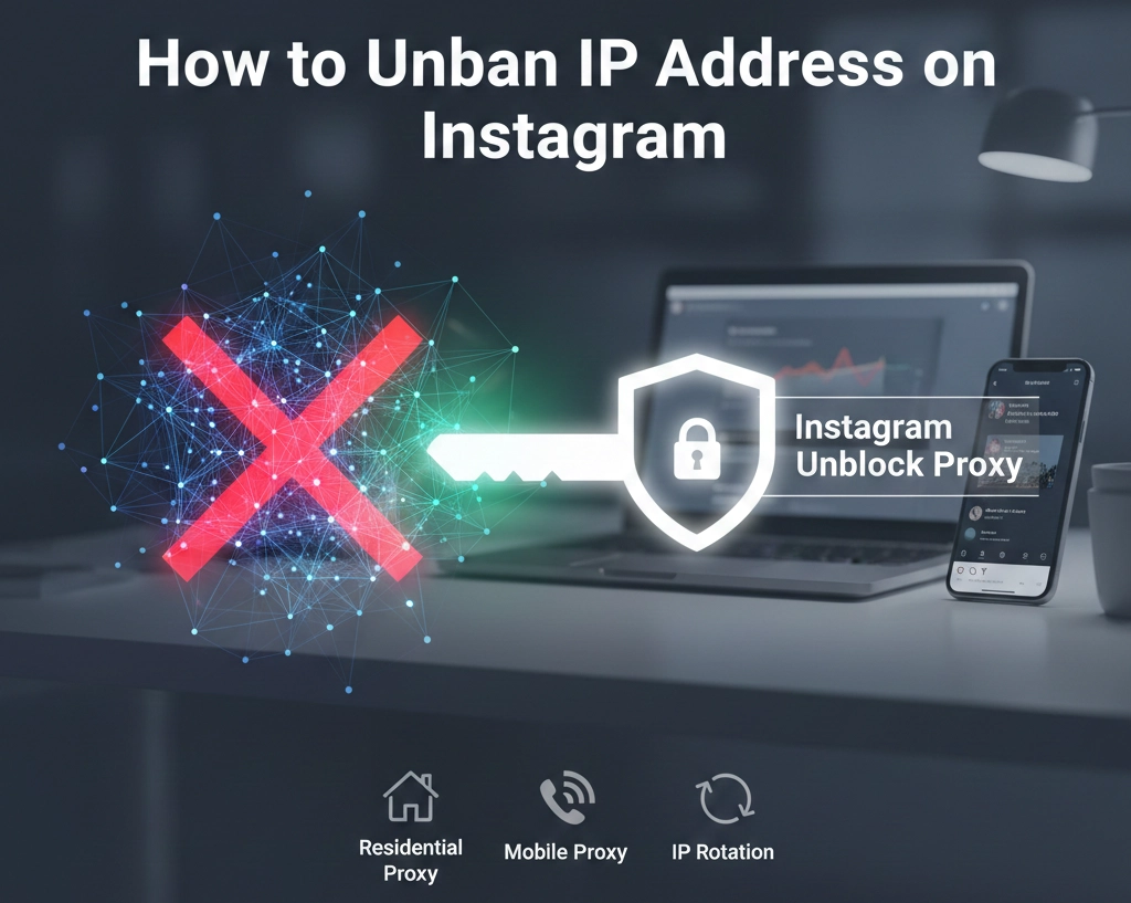 How to clear or unban your IP address from Instagram ban list