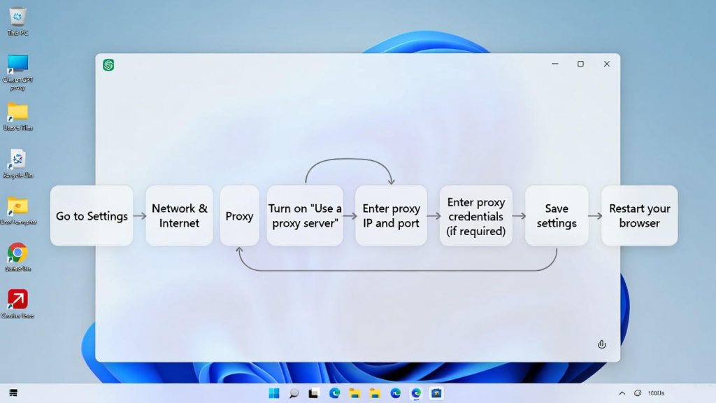 How to use a proxy for ChatGPT on Windows in 2026