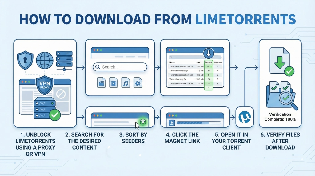 2026年使用okkproxy安全下载LimeTorrents文件指南