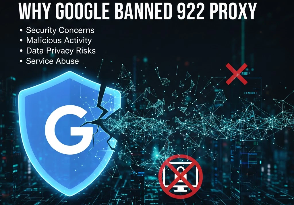 Why Google banned 922Proxy residential proxy network