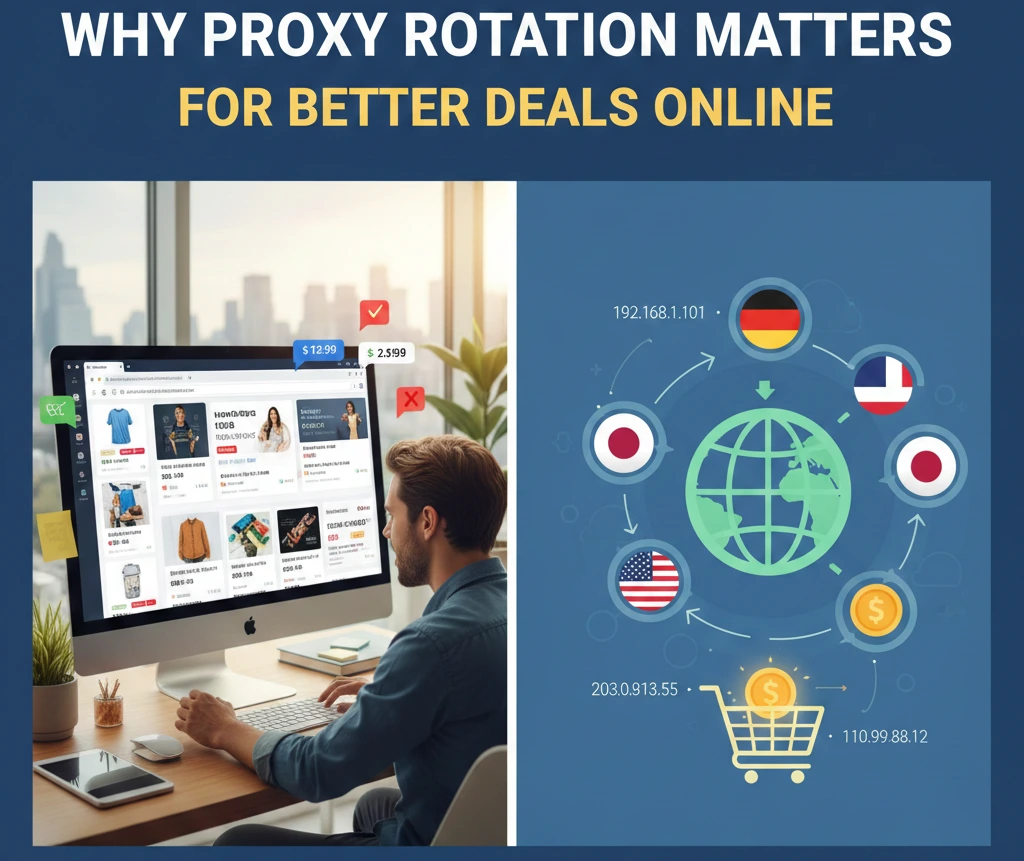 Why proxy rotation matters for securing better deals online with okkproxy
