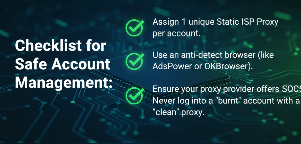 Safe Account Management Checklist for Amazon eBay and Etsy Sellers