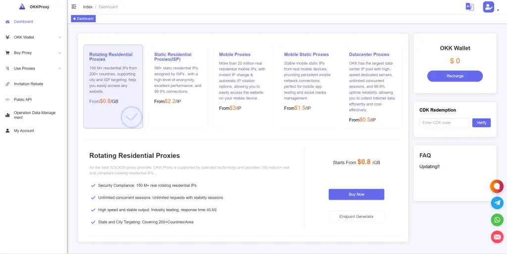 OKKProxy Residential and ISP Proxy Plans for Unblocking YTS and YIFY