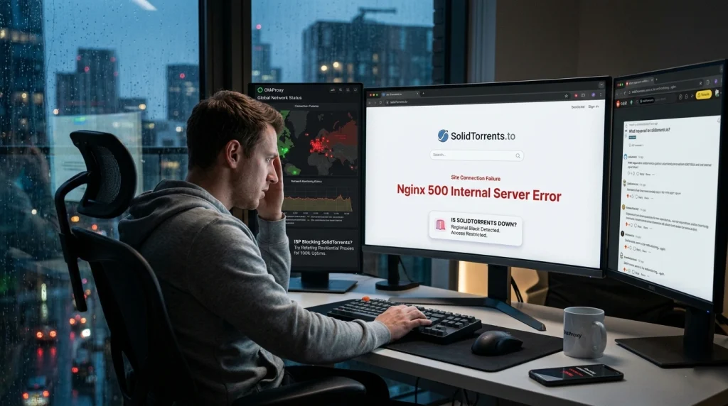 SolidTorrents无法访问的解决方法