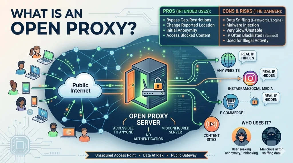 What is an Open Proxy –Comprehensive Guide by OkkProxy