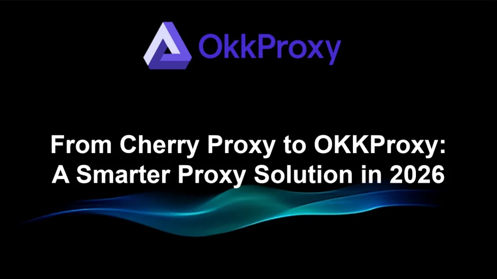 A split-screen comparison of Cherry Proxy and its similar proxy provider OKKproxy, both supporting SOCKS5 protocol for stable connections.