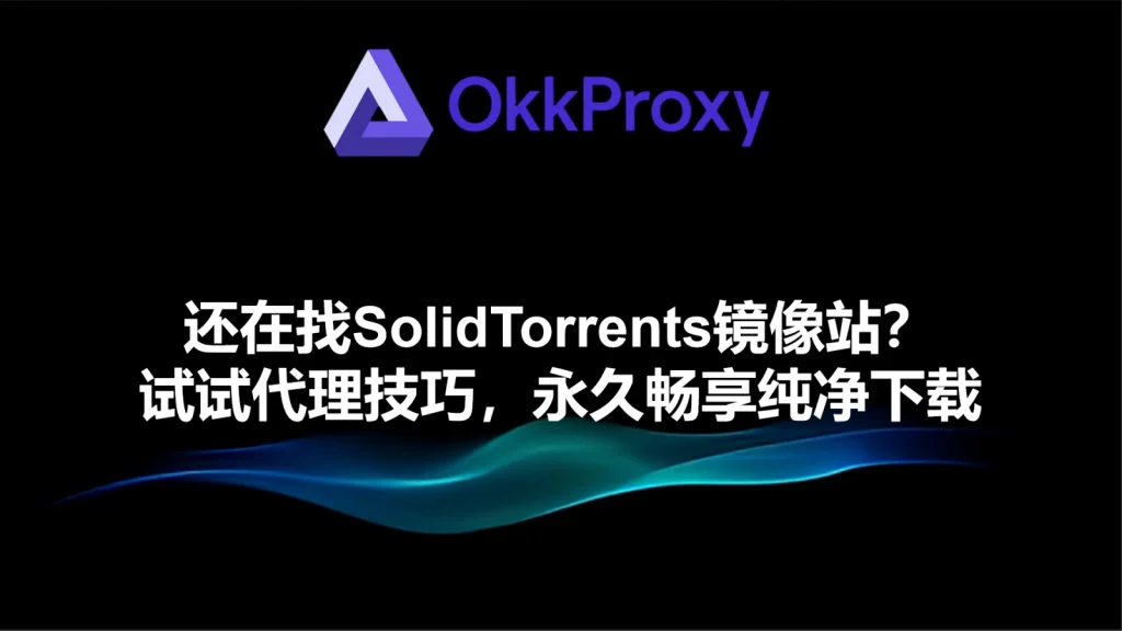 使用代理稳定访问SolidTorrents教程