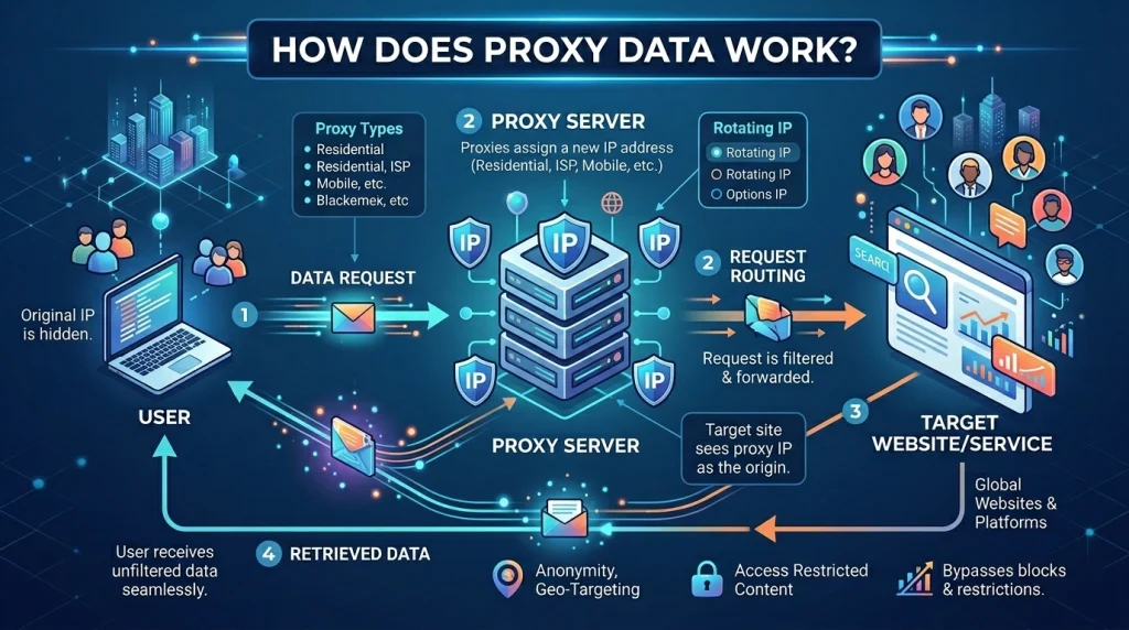 How proxy data works - guided by OKKProxy