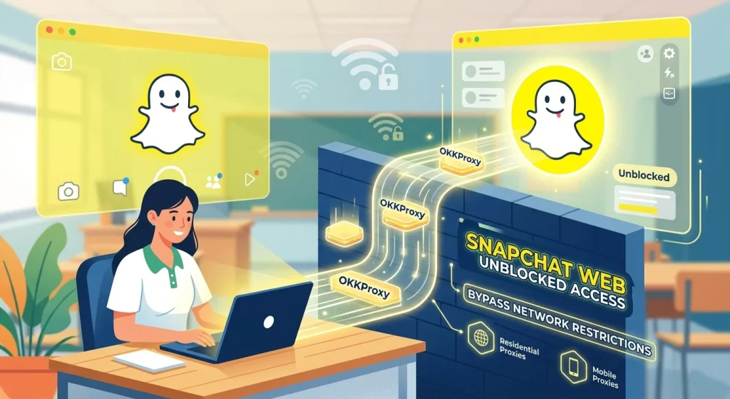 How to use proxies to unblock Snapchat Web