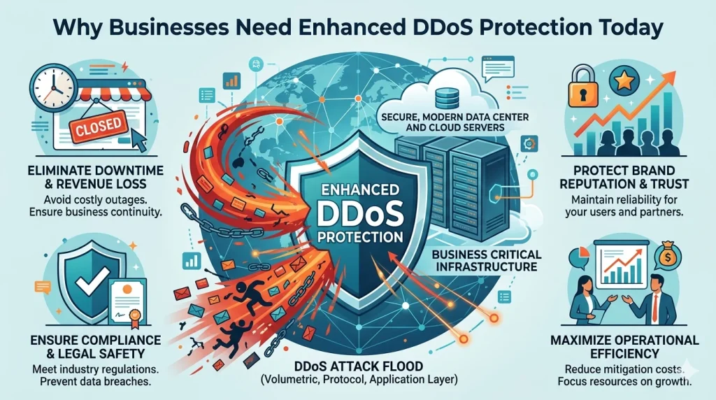 Why businesses need enhanced DDoS protection today – guided by okkproxy