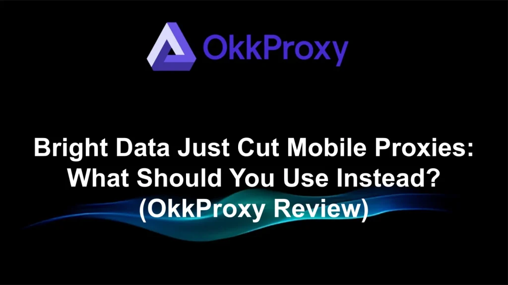 Alternative of Brightdata mobile proxy