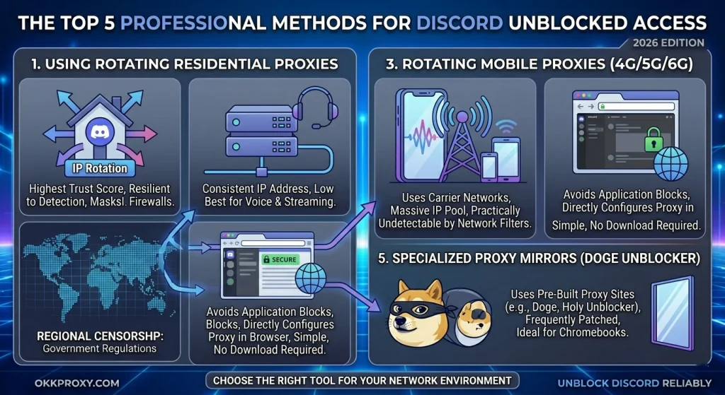 okkproxy代理访问被禁Discord操作界面