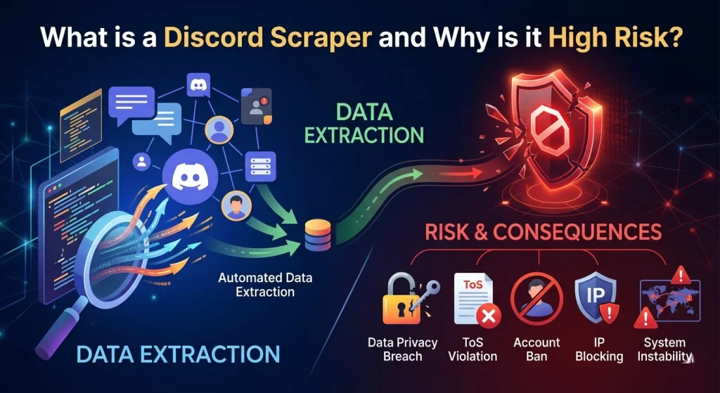 Discord scraper meaning and importance interface overview