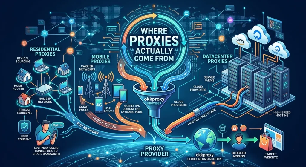 okkproxy guide showing where the proxies actually come from