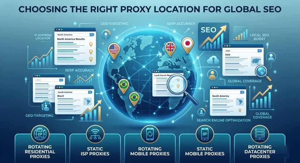 OKKProxy guide on how to choose the right proxy location for global SEO