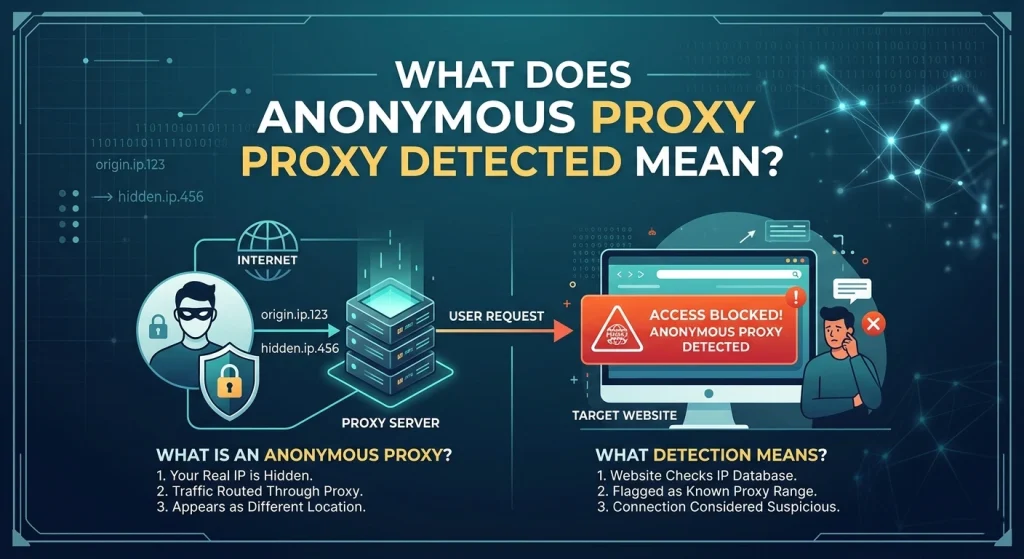 检测到匿名代理是什么意思 | OKKProxy 匿名代理检测指南