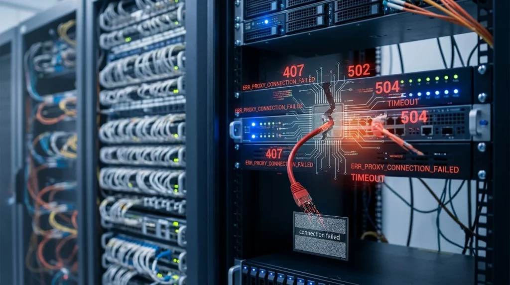 Okkproxy guide on what to do when proxy connection failed – troubleshooting steps