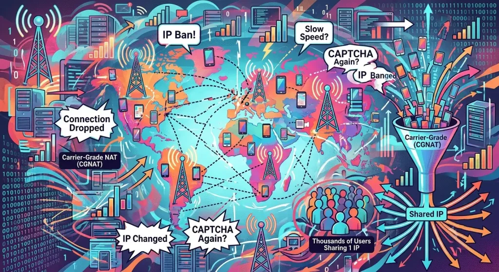 Okkproxy guide explaining why mobile proxies feel chaotic and how to manage them effectively