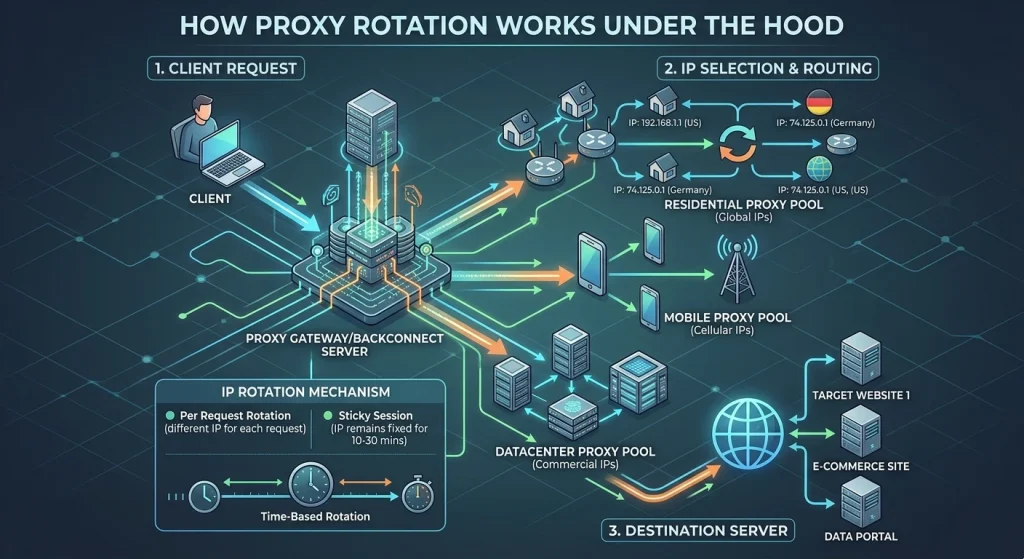 Okkproxy guide explaining how proxy rotation works under the hood