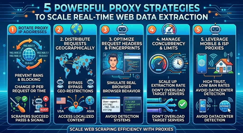 Okkproxy guide on strategies to scale real-time web data extraction efficiently